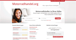 Desktop Screenshot of motorradhandel.org