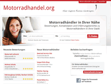 Tablet Screenshot of motorradhandel.org
